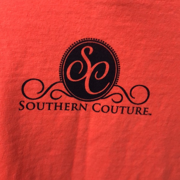 NWOT Southern Couture Women’s Tank, Large, Bright Coral - Picture 5 of 8